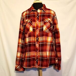 Duluth Trading Co Flannel Button Down Shirt